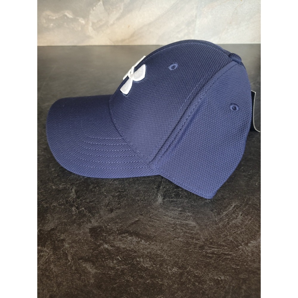 NWT $28 Under Armour Men's Baseball Golf Cap Navy Blue XL/2XL Fitted - Picture 6 of 10